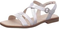Paul Green Sandalette 6096-087, Glattleder, Wei&szlig;, Damen EU 5/38