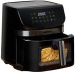 alpina Hei&szlig;luftfritteuse 9L - Airfryer XXL - Air Fryer mit Digitalem Display -
