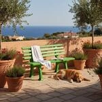 PROREGAL Gartenbank Antigua | 2-Sitzer | Apfelgr&uuml;n | HxBxT 74x120x54cm |...