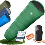 NORDB&Auml;R&reg; Schlafsack 3 Jahreszeiten & Sommer Ultraleicht [750g/1500g] | Camping