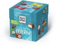 Ritter Sport Schokow&uuml;rfel Lass dich feiern, Joghurt, Schoko Crisp, Mousse au