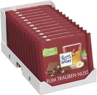 Ritter Sport Rum Trauben Nuss Schokolade, 12er Pack (12 x 100g)