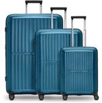 Pactastic Ultra leicht Hartschalen Koffer-Set 3-teilig | Robustes Polypropylen