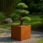 K&ouml;hko&reg; Designer-Blumenk&uuml;bel aus Cortenstahl VIVO 28 x 28 x 27 cm |...