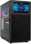 NOX Xtreme Products Hummer BIOS &ndash; ATX/Micro-ATX/ITX Midi-Tower mit 8"-LCD-Display,