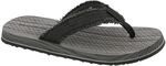 Skechers Tantric-Sandalen f&uuml;r Herren, Schwarz; Leinen, 48.5 EU
