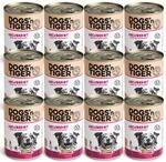 Dogs&rsquo;n Tiger Adult Premium Nassfutter f&uuml;r Hunde, Abendbrot, tiergerechte Rezeptur