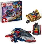 LEGO ǀ Marvel Captain America vs. Thanos - Kinder Spielzeug mit Minifiguren -
