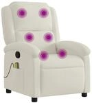 vidaXL Massagesessel, Sessel Verstellbare R&uuml;ckenlehne, Fernsehsessel Relaxsessel mit