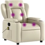 vidaXL Massagesessel, Sessel Verstellbare R&uuml;ckenlehne, Fernsehsessel Relaxsessel mit