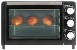 Mestic Mini Backofen 18L MHO-120 Umluft Camping Konvektionsofen Timer 800W 230&deg;