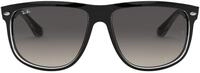 Rayban Herren 0RB4147 603971 60 Sonnenbrille, Schwarz (Top Black On Trans)