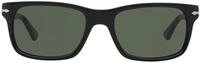 Persol Herren 0Po3048S 95/31 58 Sonnenbrille, Schwarz (Black/Green)
