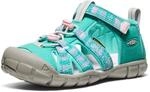 KEEN Unisex-Kinder Seacamp 2 CNX Geschlossene Zehensandalen, Bright Aqua/Giggle Pink,