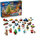 LEGO City Adventskalender 2025 - Weihnachten Spielzeug mit 24 &Uuml;berraschungen - Zug,