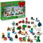 LEGO Minecraft Adventskalender 2025 - Spielzeug f&uuml;r Jungen & M&auml;dchen ab 7 Jahren -