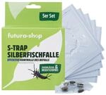 Futura-Shop - Silberfisch Klebefalle 5er Pack S-Trap - Silberfische effektiv