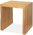holz4home&reg; Massivholzbank XS I Sitzbank aus Eiche mit Baumkante ohne Lehne I