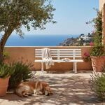 PROREGAL Gartenbank Antigua | 3-Sitzer | Wei&szlig; | HxBxT 74x150x54cm |...
