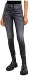G-STAR Damen 3301 Skinny Jeans, Schwarz (Faded Black Magnet D05175-A634-C239), 28W /