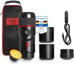 HEYNER&reg; Espressomaschine mobile Reisekaffeemaschine, Minipresso f&uuml;r Auto mit extra