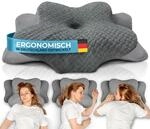 Gl&uuml;ckstoff&reg; Ergonomisches Kissen (f&uuml;r alle Schlaftypen) Kopfkissen aus Memory Foam