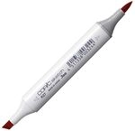 COPIC Sketch Marker Typ R - 27, Cadmium Red, professioneller Pinselmarker, mit einer