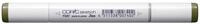 COPIC Sketch Marker Typ YG - 97, Spanish Olive, professioneller Pinselmarker, mit