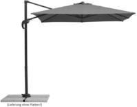 Schneider Sonnenschirm Rhodos Junior, anthrazit, 230 x 230 cm quadratisch, 759-15,