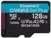 Kingston Canvas Go Plus microSDXC Speicherkarte Gen4 200MB/s A2 U3 V30 128GB