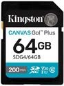 Kingston Canvas Go Plus SDXC Speicherkarte Gen4 200MB/s C10 UHS-I U3 V30