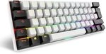 Sharkoon Skiller SGK50 S4 Gen2, wei&szlig;, Gateron Yellow, 60% DE-Layout