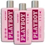 3 er Pack Playboy Shower Gel Duschgel Play It Sexy 3 x 250 ml