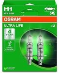 Osram ULTRA LIFE, H1, halogen headlight lamps, Hanging folding box (2 lamps)