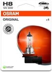 Osram ORIGINAL LINE 12V, H8, halogen headlight lamp, Single Blister (1 lamp)
