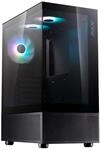 XPG Invader X MINI Black ATX Mid Tower PC Case with 5 X ARGB Fans(4 x Reversed Fans +