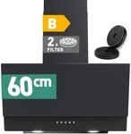 HEINRICHS Dunstabzugshaube, 60cm Abluft/Umluft-Dunstabzugshaube, 300m&sup3;/h...