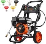 VEVOR Benzin-Hochdruckreiniger, 3400 PSI 2,6 GPM, Terrassenreinger 10 L/min mit