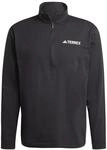 adidas Herren Terrex Multi Climacool Half Zip Long Sleeve Shirt, Black, XL