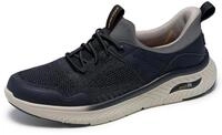 Skechers Herren Arch Fit Crosser Emeric Slip-InTurnschuhe, Black Knit / Synthetic, 46