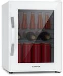 Klarstein Mini K&uuml;hlschrank mit Glast&uuml;r, - f&uuml;r Zimmer, Getr&auml;nkek&uuml;hlschrank Klein