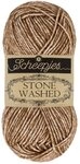 Scheepjes Stone Washed 50g &ndash; 822 Braunachat Baumwollmix zum Stricken