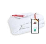 RIBECO GERMANY Daunenbettdecke Johanna 200x200 cm &ndash;kuschelige Daunendecke,