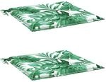 vidaXL Stuhlkissen 2 TLG., Kissen f&uuml;r Gartenm&ouml;bel Hocker Sofa,...