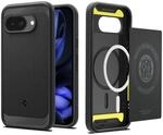 Spigen Rugged Armor MagFit H&uuml;lle f&uuml;r Google Pixel 9a, Kompatibel mit MagSafe -Matte