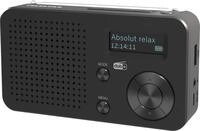 TELESTAR TOP 100 &ndash; Mobiles DAB+/UKW Radio mit Akku &ndash; Schwarz
