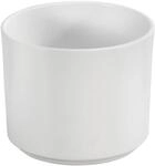 Dehner &Uuml;bertopf Nele, &Oslash; 29 cm, H&ouml;he 25 cm, Keramik, wei&szlig;