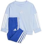 adidas Unisex Baby Essentials Jogger Track Suit, glow blue/white, 3-6 Months