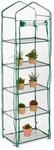 Relaxdays Gew&auml;chshaus Balkon, HBT: 193 x 58 x 36 cm, 5 Etagen, Eisen & PVC-Folie,