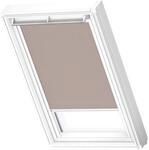 VELUX Original Dachfenster Verdunkelungsrollo f&uuml;r MK10, Hell-Taupe, mit Wei&szlig;er